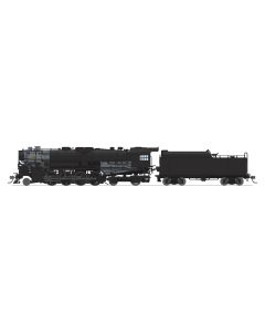 Broadway Limited BLI-7886, HO Scale B&M 2-8-4 Berkshire, 4-axle Tender, Paragon4 Sound & DCC, T1a Unlettered