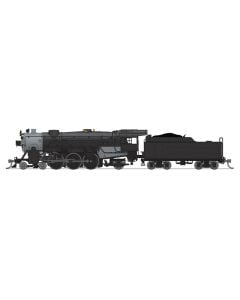 Broadway Limited BLI-7992, N Scale USRA Heavy Pacific 4-6-2, Paragon4 Sound & DCC, Black Unlettered