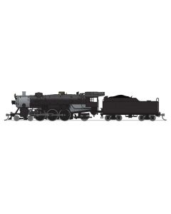 Broadway Limited BLI-8080, N Scale USRA Light Pacific 4-6-2, Stealth - Std. DC, No Sound, DCC Ready, Black Unlettered