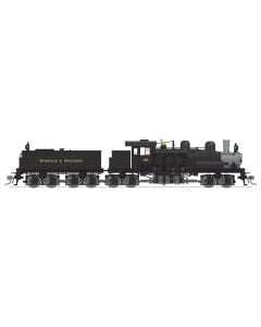 Broadway Limited BLI-8256, HO Scale Class D 4-Truck Shay, Stealth - Std. DC, No Sound, DCC Ready, N&W 56