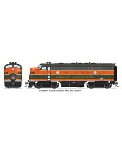 Broadway Limited BLI-8308, HO Scale EMD F7A, Stealth - Std. DC, NO Sound, DCC Ready, GN #454D Empire Builder