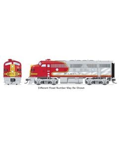 Broadway Limited BLI-8330, HO Scale EMD F3A, Stealth - Std. DC, NO Sound, DCC Ready, ATSF #26C 1960s Red Warbonnet