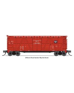 Broadway Limited BLI-8481, N Scale 40ft Wood Stock Car, CB&Q, No Sound, 2-Pack