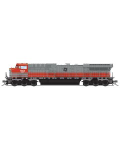 Broadway Limited BLI-8576, N Scale GE AC6000, Paragon4 Sound & DCC, GECX Gray & Red #6002
