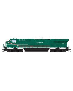 Broadway Limited BLI-8597, N Scale GE AC6000, Stealth - Std. DC, GE Green Paint Demo #6000