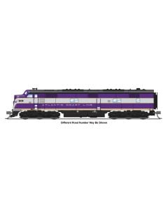 Broadway Limited BLI-8761, N Scale EMD E7A, Paragon4 Sound & DCC, ACL Purple & Silver #536