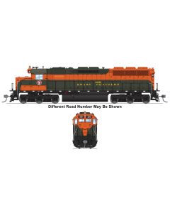 Broadway Limited BLI-9003, HO Scale EMD SD45, Stealth - Std. DC, No Sound, DCC Ready, Great Northern #408