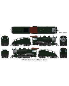 BLI-9186, HO Scale PRR B6sb 0-6-0, Stealth, DCC-Ready, Unlettered, DGLE Paint with 60S66A Tender
