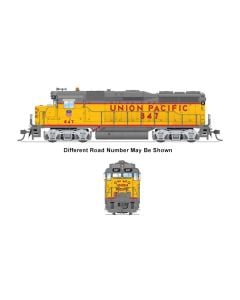 Broadway Limited Imports BLI-9581, HO Scale EMD GP30, Stealth - Std. DC, No Sound, DCC Ready, UP #847 With Shield on Cab