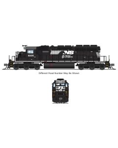 Broadway Limited BLI-9958, N Scale EMD SD40-2, Stealth - Std. DC, No Sound, DCC Ready, NS Horsehead #6105