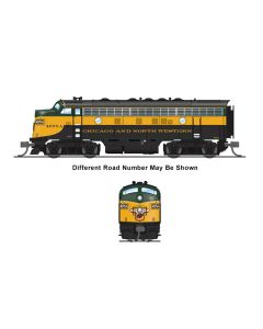 Broadway Limited Imports BLI-9076, N Scale EMD F7A, Stealth - Std. DC, No Sound, DCC Ready, C&NW As-Delivered #4075A