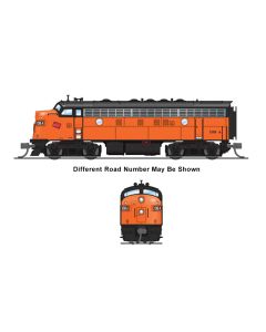 Broadway Limited Imports BLI-9082, N Scale EMD F7A, Stealth - Std. DC, No Sound, DCC Ready, Milwaukee Road #113A