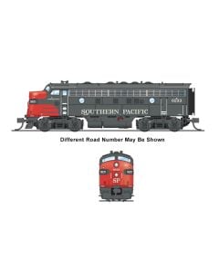 Broadway Limited Imports BLI-9092, N Scale EMD F7A, Stealth - Std. DC, No Sound, DCC Ready, SP Bloody Nose #6295
