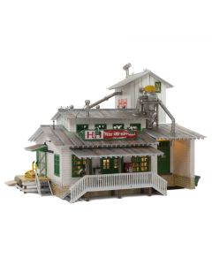 Woodland Scenics BR4949 H&H Feed Mill - Built & Ready Landmark Structures(R) -- Assembled - 4-1/4 x 3-11/16 x 3-3/8" 10.7 x 9.4 x 8.6cm