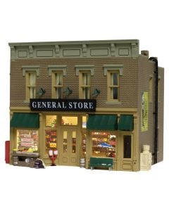 Woodland Scenics BR5021 Lubener's General Store - Built-&-Ready Landmark Structures(R) -- Assembled - 4-7/8 x 3-5/8" 11.3 x 9.2cm