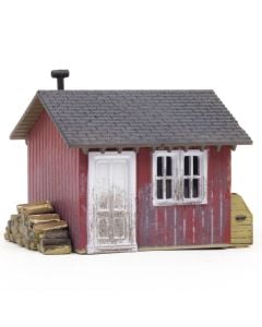 Woodland Scenics BR5057 Work Shed - Built-&-Ready(R) Landmark Structures(R) -- Assembled - 2-11/32 x 1-15/16 x 1-15/16" 6 x 4.9 x 4.9cm