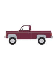 Classic Metal Works 30658 HO 1975 Chevy Pickup, Roseland Red