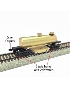 CMX Clean Machine, Track Cleaning Car, S Scale 2-Rail