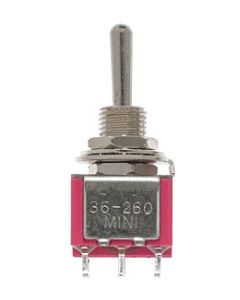 Miniatronics 36-270-02 DPDT 5Amp 120V MOM Toggle Switch