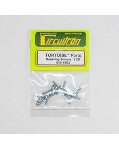 800-6502 Circuitron Tortoise(TM) Switch Machine Replacement Parts - Retaining Screws, Package of 12