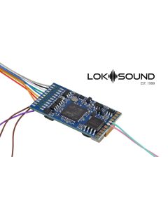 ESU 58210, LokSound 5 Fx DCC/MM/SX/M4, 8-Pin NEM652, Sound Decoder, HO Scale