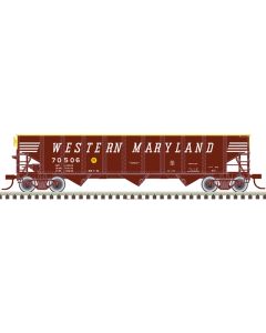 Atlas Trainman HO 70 Ton 9 Panel Hopper, Western Maryland