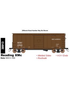 InterMountain 38913-01, HO Scale AAR 10ft 6In Boxcar, Reading RDG XMc #109132