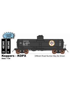Intermountain 66340-13, N Scale ACF Type 27 Riveted 8,000 Gallon Tank Car, Koppers - KPOX #1554