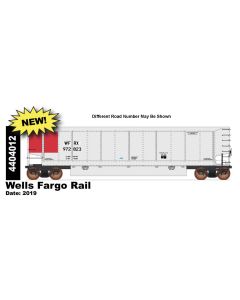 InterMountain 4404012-05, HO Scale AeroFlo II Coal Gondola, Wells Fargo Rail WFRX #972866