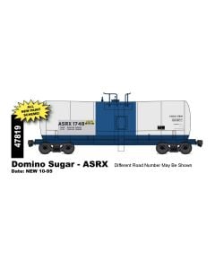 InterMountain 47819-02, HO Scale 19,600 Gallon Tank Car, Domino Sugar ASRX #1739