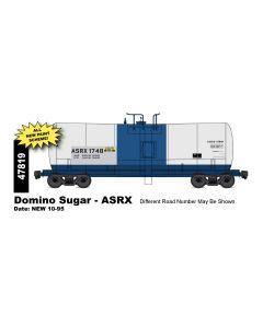 InterMountain 47819-04, HO Scale 19,600 Gallon Tank Car, Domino Sugar ASRX #1752