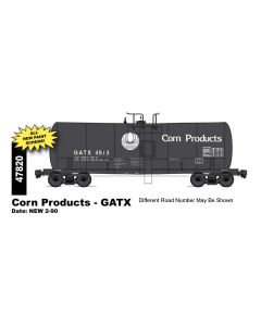 InterMountain 47820-01, HO Scale 19,600 Gallon Tank Car, Corn Products GATX #4509