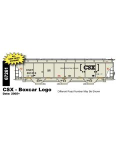 InterMountain 67261-01, N Scale Trinity 5161 Cu. Ft. Hopper, CSX Boxcar Logo #261013
