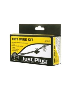 Woodland Scenics JP5717 Tidy Wire - Kit - Just Plug Lighting System -- 12 - Wire Mounts