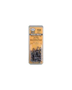 Kadee #158-25 HO Scale Bulk Pack #158 Scale Whisker Metal Couplers - Medium (9/32") Centerset Shank (25 Pair)