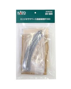 Kato 28-888, N Scale Unitrack Mini-Diorama Kit, Straight Track, 4-7/8 in, Shown in Packaging
