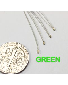 Tony's TTX Ultra Micro LED, 0603 Green, 4 Pack, With Resistors