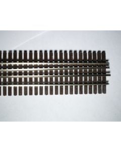 Micro Engineering 11-101, Code 83 HO Bridge Flex Track With Guard Rails and Dark Brown Timbers, 1 Piece Per Pack