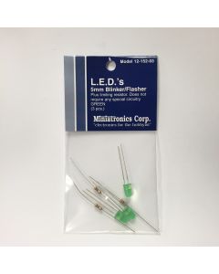 Miniatronics 12-152-03 5mm Blinker/Flasher Green LED