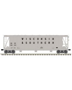 Atlas 50006340 N Master GATC 3500 Dry-Flo Covered Hopper, Wisconsin Southern #501308
