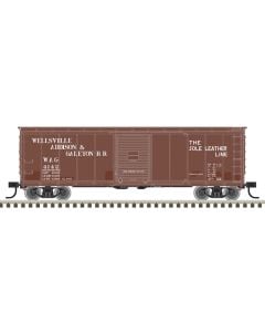 Atlas 50006400 Master N USRA Steel Rebuilt 40ft Boxcar, Wellsville, Addison & Galeton RR #4134