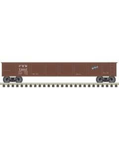 Atlas Trainman 50006748 N 42ft Steel Gondola w/Cement Containers, Chicago & North Western #73047