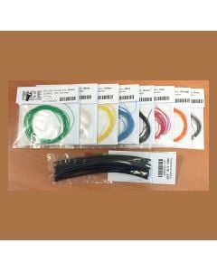 NCE 5240242 Loco Wiring Kit, 10' Each of 8 Colors & Heat-Shrink Tubing
