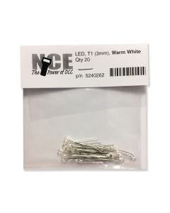 NCE 5240262 Warm White 3mm LED's