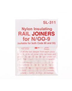 PECO SL-311 N Insulating Rail Joiners for Code 55 & 80