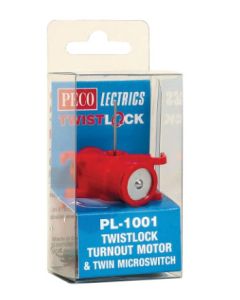 Peco PL1001 TwistLock Turnout Motor and Micro Switch