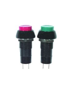 Miniatronics 33-100-04 Momentary Push Button SPST Momentary Switches, N/O 1/2"