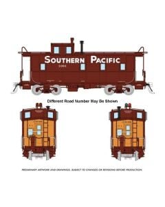 Rapido 162013, HO Scale SP C-40-3 Caboose, SP Gothic Large w/ Roofwalk #1091