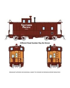 Rapido 162021, HO Scale SP C-40-3 Caboose, SP Gothic Small w/Roofwalk #1221
