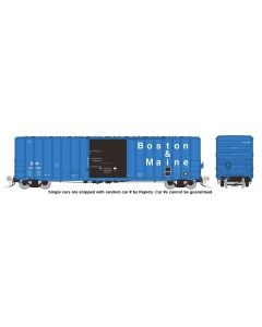 Rapido 198001A, HO PC&F 5241 Cu. Ft. 50ft Single Boxcar #1, Boston & Maine As-Delivered, Random #
